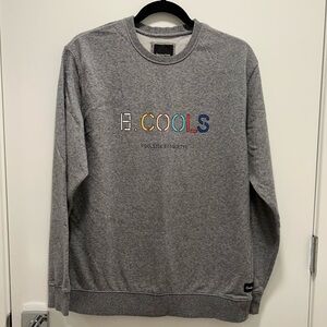 Barney Cools Men 90s Cools Crew Sweater (gray / melange)